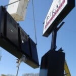 1st-Rate-Realty-Marshall-Town-IA LED-Sign-Install 2