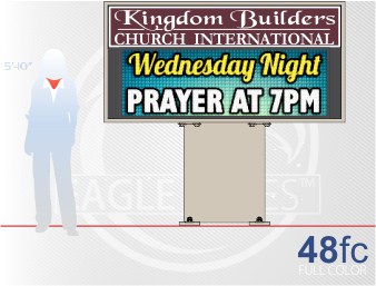 Affordable LED Sign Eagle 48 Full Color 