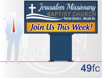 Affordable LED Sign Eagle 49 Full color