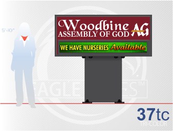 Affordable Signs Eagle Series 37 Tri- Color