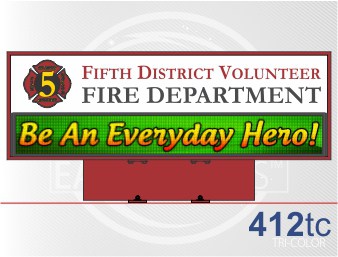 Affordable LED Sign Eagle 412 Tri-Color