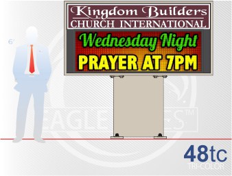 Affordable LED Sign Eagle 48 Tri-Color