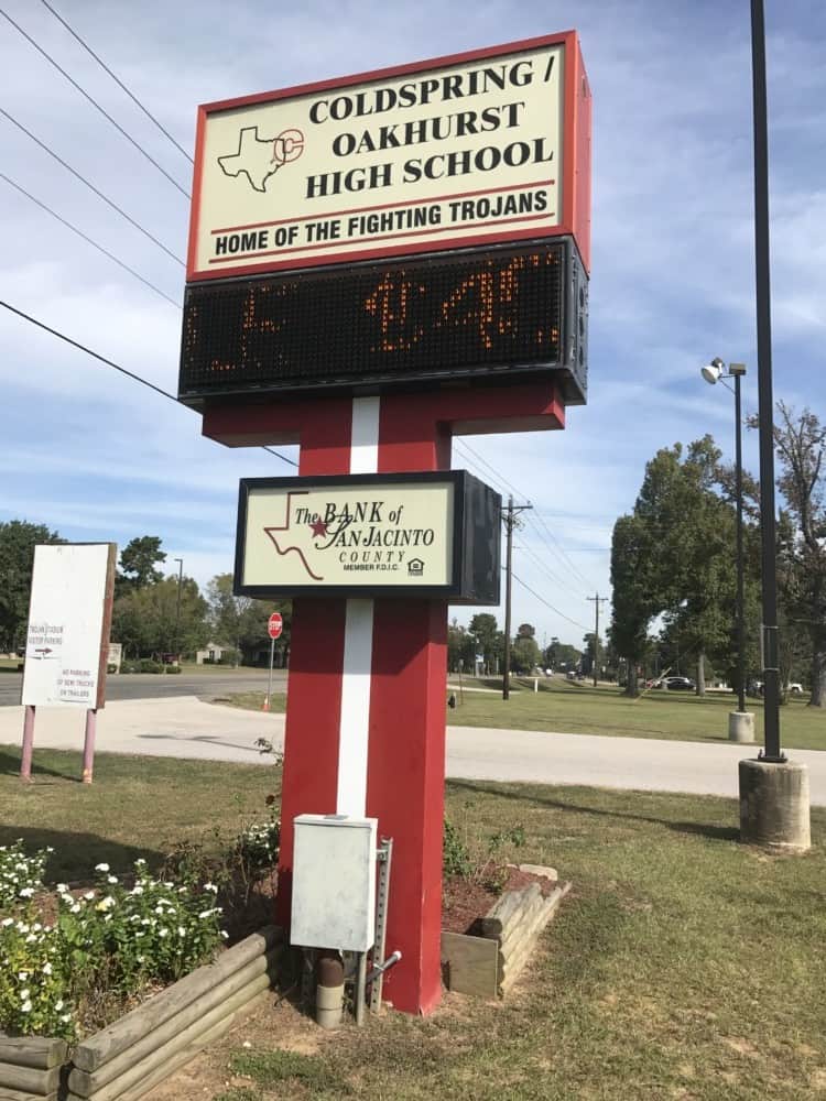 Coldspring ISD- LED Sign - Before Photo
