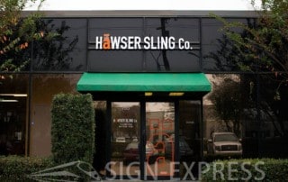 Hawser Sling Houston Custom Business Sign