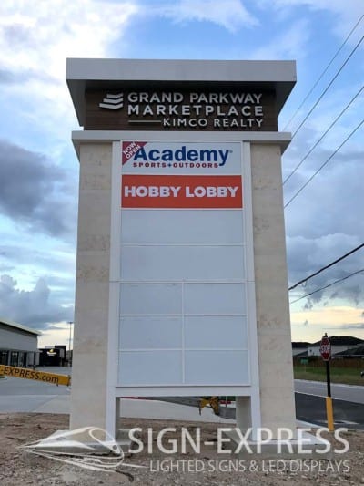 Academy Sports of Spring Business Sign Installation