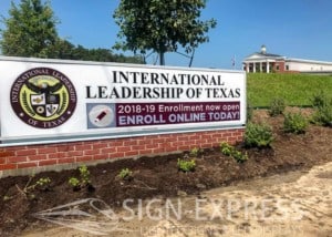 International-Leadership-of-Texas-Outdoor-School-Signs