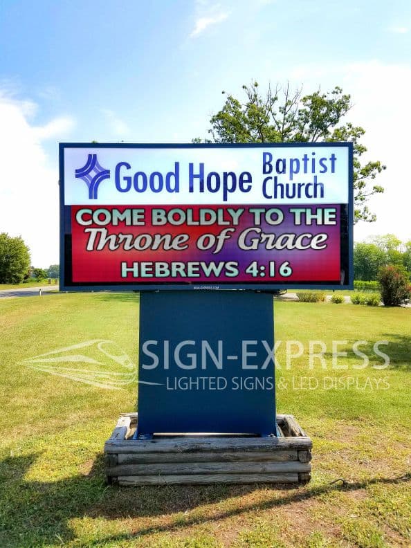 Good Hope Baptist Church Eagle Series LED Sign Spotsylvania, VA by Sign-Express