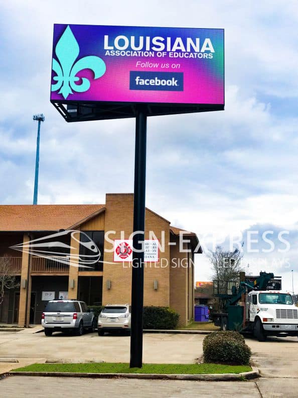 LA Educators LED Billboard Installation by Sign-Express