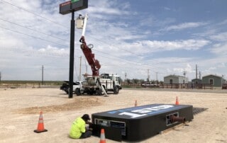 Permian 1 Stop Fuel Station LED Sign Install - Second Stage