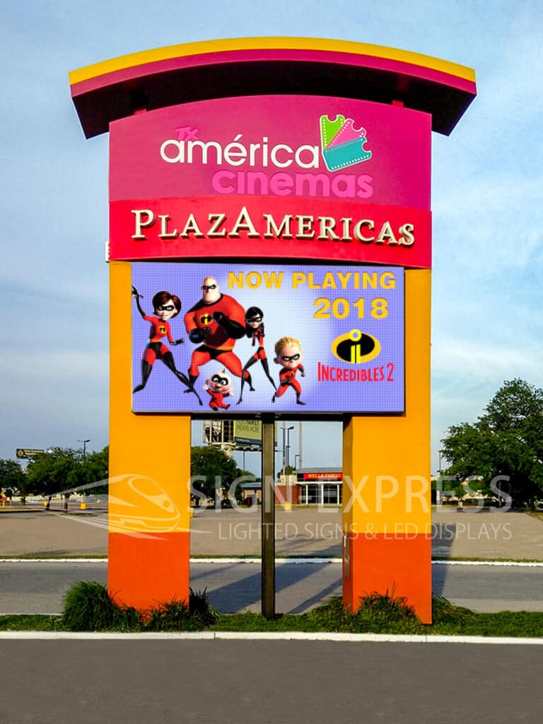 PlazAmericas Mall LED Billboard