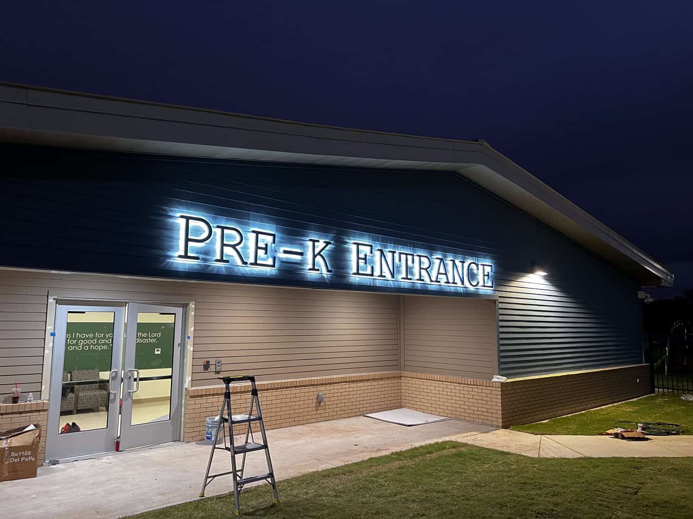Custom Sign Installation