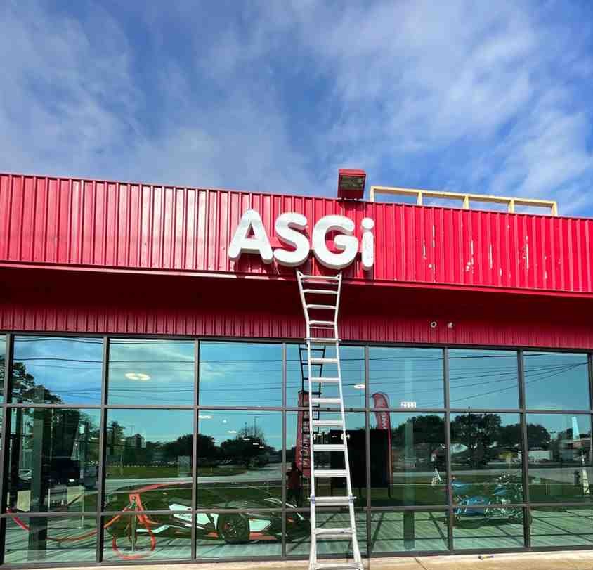 Custom Sign Installation