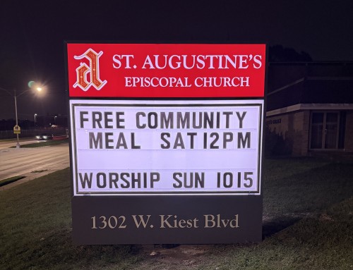 Changeable marquee church signs for St. Augustine’s Episcopal Church
