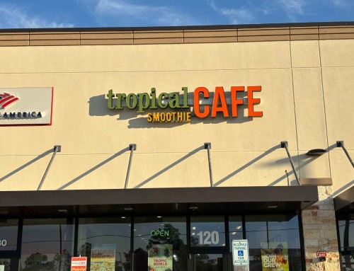 Affordable business signs for Tropical Smoothie Cafe