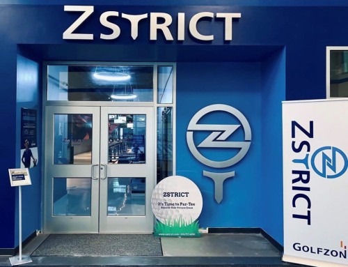Business signs for ZStrict, Stamford, CT